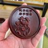 Espejo de Belleza Antiguo Inmortal Cintura Presionada Estilo Chino Retro Espejo de Maquillaje Portátil Madera de Palisandro recomendar Regalo de Dote Espejo de Madera Pequeño