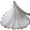 Vestido de Novia Principal Estilo Francés 2026 Nuevo Modelo Estilo Palacio de Novia Estilo Bosque Elegante Retro Estilo Princesa Cola Larga Vestido de Novia Adelgazante