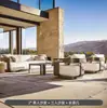 Muebles Personalizados para Patio Exterior Jardín de Patio Ocio Aleación de Aluminio al Aire Libre Impermeable Protección Solar Hotel B&B Sofá