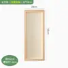 Moldura de Madeira Sólida Ultra-Leve para Quadro de Argila Criativo Feito à Mão Material DIY Moldura de Madeira Moldura para Foto de Argila Moldura Vazia Exibição de Trabalho com Argila Colorida