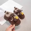 Zapatos de Algodón para Niñas Invierno 2025 Nuevos Zapatos Casuales para Niños Zapatos Peludos Espesos de Felpa para Niños Mayores Zapatos Calientes