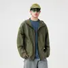 Ropa de Protección Solar de Seda de Hielo para Hombre 2026 Nuevo Estilo Ultra Delgada de Verano Fresca y Transpirable Anti-UV Exterior Ropa de Protección Solar de Alta Gama