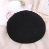 Boina MYMAO para Mujer Otoño e Invierno Estilo Coreano Versátil Sombrero de Lana Sombrero de Pintor Pinza para el Cabello Sombrero de Calabaza Tejido