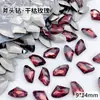 Joias para Unhas Artísticas de Celebridade da Internet 9*14mm Ponta Afiada Diamante Super Brilhante Usável Unha Especial em Formato de Unha Diamante Cristal Decoração Atacado