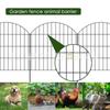 Guarda-corpo de Metal Arqueado para Jardim, Pátio, Cerca de Jardim, Borda, Estaca de Solo, Barreira para Animais, Guarda-corpo de Paisagem Externa, Cerca