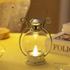 Velas electrónicas creativas nuevas transfronterizas lámpara de queroseno retro nostálgica lámpara de poni lámpara de viento LED portavelas artesanía regalos