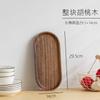 Nova nogueira estilo japonês bandeja doméstica de madeira maciça placa por atacado luz de luxo prato de frutas pote tigela de frutas secas caixa de nozes
