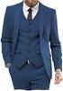 Traje de Tres Piezas para Hombre Patrón de Espiga Slim Business Casual Banquete Traje de Boda Traje de Color Sólido Venta al por Mayor en Stock