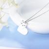 Collar con colgante para mujer, estilo japonés, estilo Mori, bonito conjunto de gato, cadena elegante y dulce para clavícula, collar para mujer