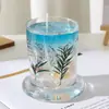Vela Perfumada de Cera de Gelatina Oceánica Adorno Creativo Decoración del Hogar Recuerdo Fragancia Sin Humo Regalo de Cumpleaños