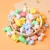 Figuritas de Animales de Resina de Dibujos Animados Lindos Accesorios DIY Juguetes de Comida en Miniatura Bolsas Sorpresa Estilos Mixtos
