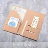 Accesorios para Cuaderno de Viaje Tn Bolsa de Almacenamiento de PVC Núcleo de Repuesto Estándar Cremallera Mate Archivo Portátil