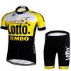 Lotto Ropa de ciclismo de equipo Lotto deportes al aire libre verano nuevo traje de ropa de ciclismo de manga corta ropa de secado rápido