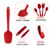Utensilios de cocina de silicona, 6 piezas, raspador de crema, 6 piezas, herramienta para hornear de Amazon, espátula, cepillo de aceite, raspador, traje