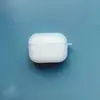 Material TPU Fosco Adequado para AirPods 4/3 Geração Apple Bluetooth Pro2 Capa Protetora para Fone de Ouvido Preto e Branco Casca Macia