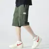 Shorts de Carga de Verano Nuevos para Hombre de Talla Europea, Holgados, Rectos, Multibolsillos, Tallas Grandes, Casuales, de Longitud Media