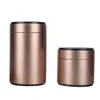 Tarro de té redondo pequeño árbol antiguo Té Negro Tarro de hierro para té tarro de té universal caja de hierro Té Negro Té Verde tarro sellado
