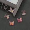 Acessórios Estilo Antigo de Vidro Colorido Borboleta DIY Feito à Mão Brincos Novo Estilo Chinês Pente de Cabelo Estilo Chinês Acessórios de Cabelo Materiais para Roupas