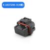 Conector de Chicote Elétrico Automotivo 34 Pinos 6437288-1 Conector de ECU Carcaça Plástica para Uso em Veículos