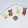 Animales de Dibujos Animados Oso DIY Funda para Teléfono Pasador Cuerda para el Cabello Accesorios de Resina Accesorios de Pegamento en Crema Materiales Venta al por Mayor