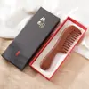 Sândalo Vermelho Natural Pente Doméstico de Mogno Pente Doméstico Portátil para Maquiagem Cuidado com o Cabelo de Homens e Mulheres Pente de Madeira Caixa de Presente Pente de Madeira para Presente