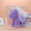 Floristería Eterna Supermercado Tienda de Conveniencia Oso de Peluche Rosa Regalo Día de San Valentín Chino Vestido de Novia