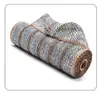 Corona Navideña de Malla PP de Rafia Empaque de Flores Malla de Papel Imitación Decoraciones para Fiestas Navideñas de Amazon en Stock