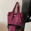Bolsa Tote Grande de Grande Capacidade 2026 Transfronteiriça, Bolsa de Mão Dobrável, Sacola de Compras, Bolsa de Ombro Simples e Estilosa