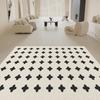 Tapete de entrada de anillo de seda para puerta, tapete para puerta, alfombra para puerta, estilo crema francés claro, tapete de corte para entrada doméstica, antideslizante