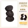 Peluca de Moño Bajo con Pinza para el Cabello, Moño de Cabello Artificial, Postizo Natural Esponjoso, Herramienta para Moños, Anillo para Peluca