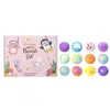 Oceaura Serie Océano Set de Bolas de Baño de Colores Flor de Baño con Gradiente de Color Accesorios de Baño Espumosos