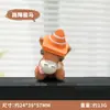 Bonita Pantalla Decorativa de Ganso Blanco Grande Figura Acostada Regalo Sanador para Escritorio de Oficina Cumpleaños de Mejor Amigo