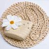 Bolso de paja de verano para niñas, bonito bolso cruzado para niñas, bolso de hombro moderno y a la moda para princesas.
