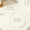 Corrente de Corpo em Liga Europeia e Americana Transfronteiriça, Corrente Circular Simples Transversal para Mulheres, Corrente de Cintura Circular Oca Versátil da Moda