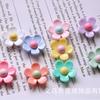 Popular Resina Five-pétala Flor diy Jóias Acessórios Hairpin Infantil Material Artesanal Celular Shell Beleza Flor Côncava