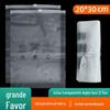 Saco de embalagem de roupas atacado saco de armazenamento com zíper PE saco plástico transparente 12 seda mensagem de aviso saco ziplock 20 * 30cm