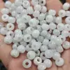 Jade Jade Agujero Grande Estilo Antiguo Cuentas Piedra Preciosa Cuentas Sueltas Hebilla de Jade Ruyi Cuentas de Ábaco Cuentas Espaciadoras Accesorios para Joyería DIY Cuentas de Jade
