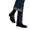 Botines Gruesos de Tacón Cuadrado Retro para Mujer 2026 Estilo Nuevo, Elegantes, Versátiles y Atractivos, Botas Estilo Británico, Botines Chelsea