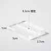 Soporte Transparente de Acrílico con Ranuras para Tarjetas Base para Exhibición de Bodas y Fiestas, Tarjeta de Lugar, Portatarjetas de Negocio, Número de Mesa