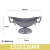 Estilo europeu cinza vintage velho flor flor arranjo de flores vaso de flores de metal flor de ferro Weng banquete decoração de casamento