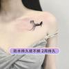 Tatuaje de hierbas de pareja de Piscis para danza, resistente al agua, para mujer, duradero, para cuello, brazo, clavícula, sensación avanzada, tatuaje de simulación semipermanente.
