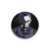 Anime Japonés y Coreano Demon Slayer Broche Divertido Insignia de Metal Accesorios para Ropa Pines de Solapa Patrón Geométrico Redondo Venta al por Mayor de Fábrica