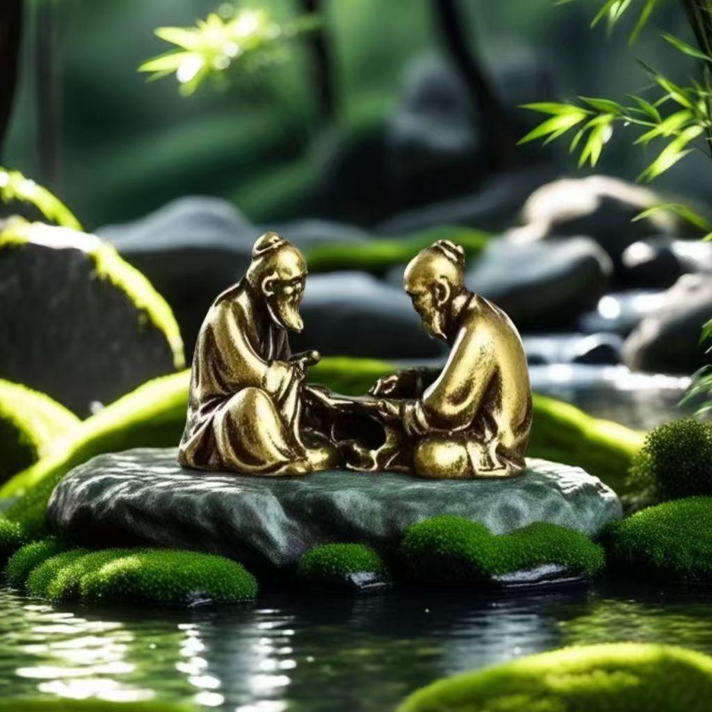 下棋老者