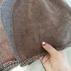 Chapéu de Lã Europeu e Americano Transfronteiriço Slouchy Estilo Wasteland Chapéu de Tricô com Aba Rebatida Plissado Gorro Tendência Estilo Preguiçoso Chapéu de Lã
