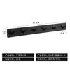 Ganchos de Acero Inoxidable sin Clavos de Múltiples Filas Transfronterizos con Adhesivo Fuerte para Cocina y Baño, Ganchos de Pared sin Clavos, Ganchos de Pared Adhesivos sin Rastro