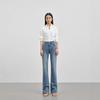 Jeans para Mujer de Otoño, Diseño de Alta Gama, Tiro Alto, Adelgazantes, Cómodos, Pantalones Acampanados Sencillos
