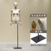 Novo manequim feminino estilo coreano, suporte de bambu para vitrine de loja de roupas