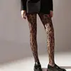 Medias Sexys Negras para Mujer Disfraz Europeo y Americano de Halloween Telaraña Calavera Medias Panty Medias de Red Sexys