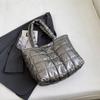 Bolso de moda de gran capacidad de cuero suave 2023 otoño e invierno Nuevo estilo coreano para ir al trabajo plisado de hombro bajo el brazo tote bag