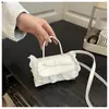 2026 Nova Renda Laço Estilo Ballet Início do Outono Grande Capacidade Simples Bolsa Transversal Feminina Ombro Pequena Quadrada
